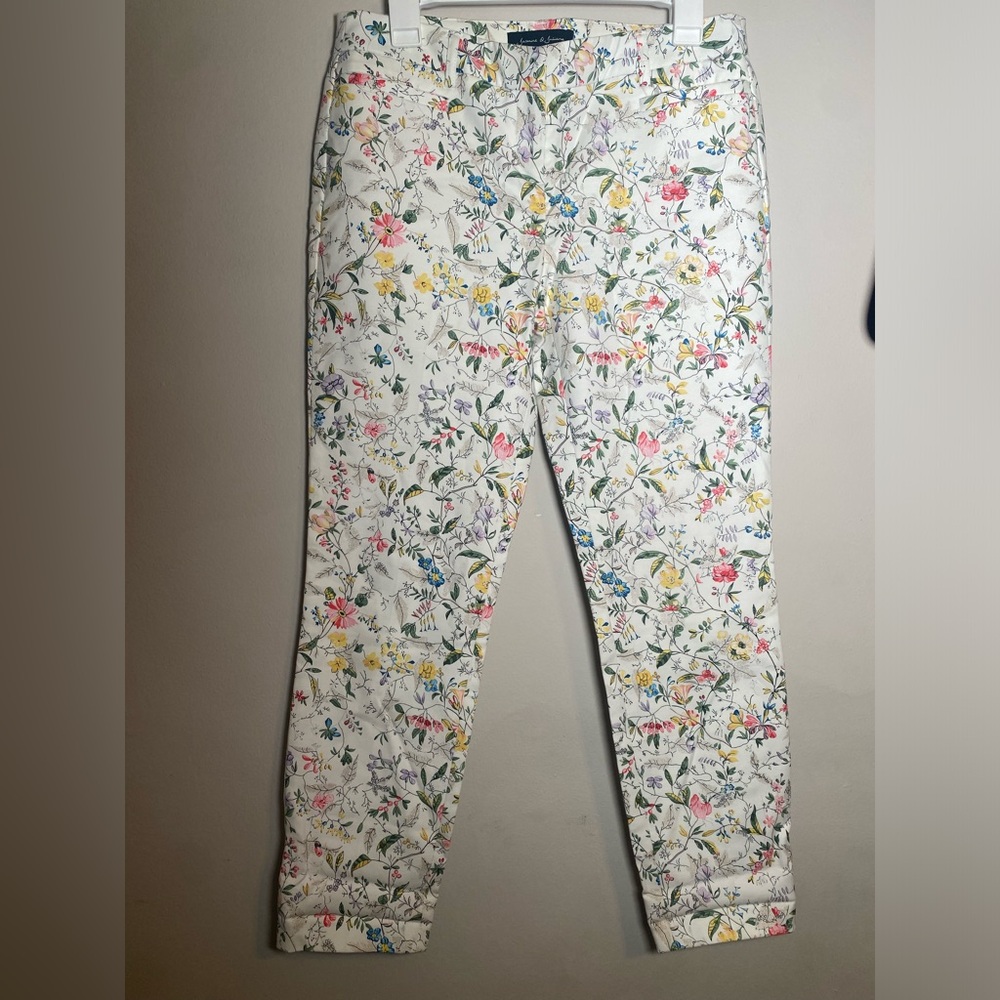 Floral Ankle Pants